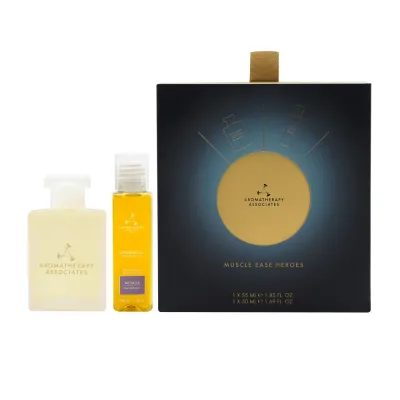 Набор масел Aromatherapy Associates De-Stress масло для ванны и душа и дорожное масло для расслабления 55+50 мл