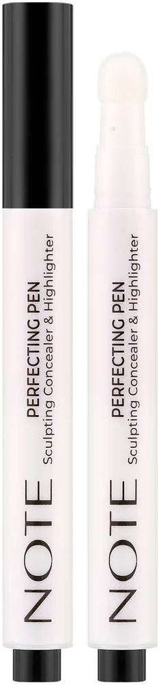 Корректор для лица Note Concealer Perfecting Pen в карандаше, с мягким аппликатором, 3 мл, оттенок 01 - Light Rose