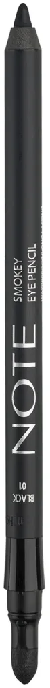 Карандаш для глаз Note Smokey Eye Pencil для дымчатого макияжа, 1,2 г, оттенок 01 - Black