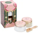 Набор для тела Sabon Green Rose лосьон и скраб с морской солью и ароматом розы 140 мл+200 г — фото 1