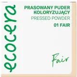 Прессованная матирующая пудра Ecocera Color Pressed Powder, 8,5 г, оттенок Fair — фото 1