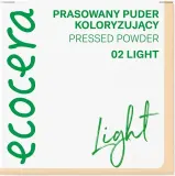 Прессованная матирующая пудра Ecocera Color Pressed Powder, 8,5 г, оттенок Light — фото 1