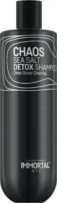 Шампунь для волос Immortal Nyc Chaos Sea Salt Detox Shampoo глубоко очищающий, с морской солью, 350 мл