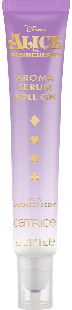 Сыворотка-ролик для лица и шеи Catrice Disney Alice in Wonderland Aroma Serum успокаивающая, с лавандой, 20 мл