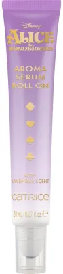 Сыворотка-ролик для лица и шеи Catrice Disney Alice in Wonderland Aroma Serum успокаивающая, с лавандой, 20 мл