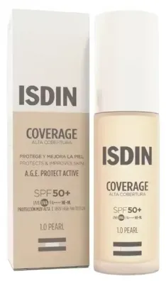 Тональный флюид Isdin Coverage Foundation кроющий SPF 50+, 30 мл