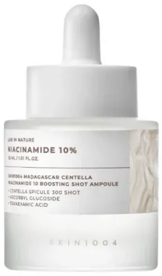 Сыворотка для лица SKIN1004 Madagascar Centella Niacinamide 10 Boosting Shot тонизирующая, осветляющая, 30 мл