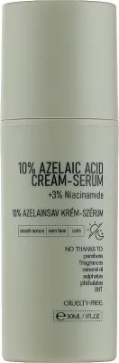 Крем-сыворотка для лица Nerds Azelaic Acid с азелаиновой кислотой в высокой концентрации, 30 мл