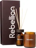 Набор для ароматизации дома Rebellion диффузор и ароматическая свеча с кофейно-ромовыми нотами уценка 100 мл+200 г — фото 1