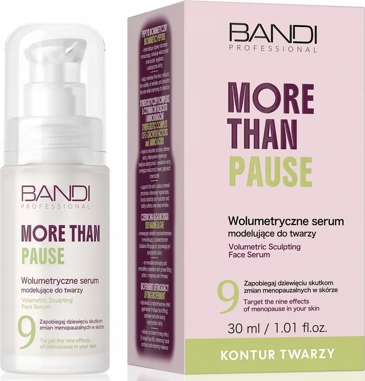 Сыворотка для лица Bandi Professional More Than Pause Volumetric Sculpting моделирующая, для зрелой кожи, 30 мл
