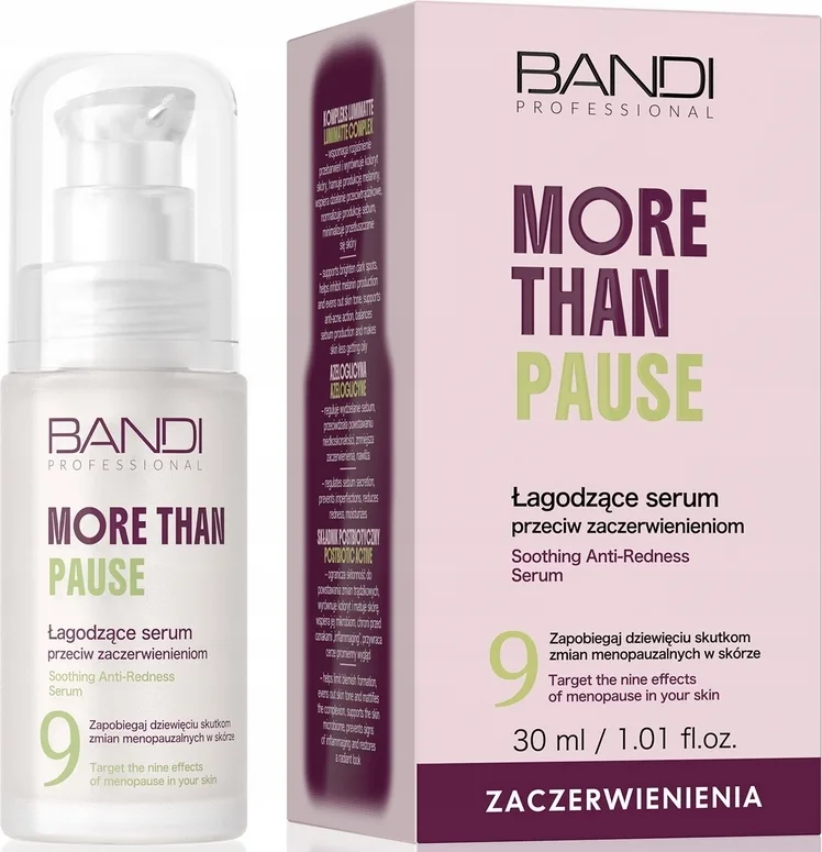 Сыворотка для лица Bandi Professional More Than Pause Soothing Anti-Redness успокаивающая, против покраснений, 30 мл