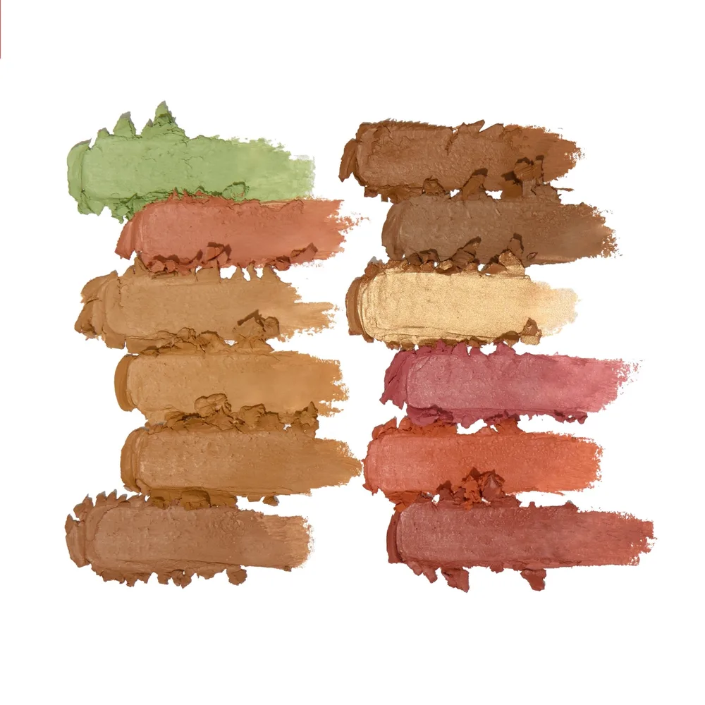 Палетка для макияжа лица Makeup Revolution Everything Base Face Icon Complexion Palette, оттенок Medium