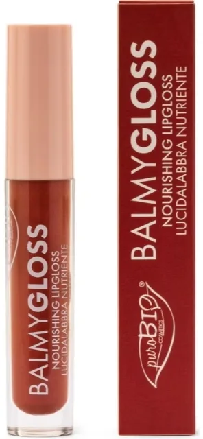 Блеск-бальзам для губ PuroBio Cosmetics Balmygloss, оттенок 02 - Shimmering Light Brown