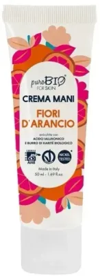 Крем для рук PuroBio Cosmetics Orange Blossom с цветком апельсина увлажняющий 50 мл