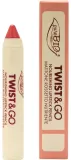 Помада-карандаш для губ PuroBio Cosmetics TWIST and GO Nourishing Lipstick Pencil питательная, кремовая, 2,9 г, оттенок 501 - Universal Pink — фото 1