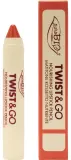 Помада-карандаш для губ PuroBio Cosmetics TWIST and GO Nourishing Lipstick Pencil питательная, кремовая, 2,9 г, оттенок 502 - Peach Nude — фото 1