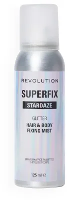 Спрей для тела и волос Makeup Revolution Superfix Glitter Shine с блёстками, 125 мл