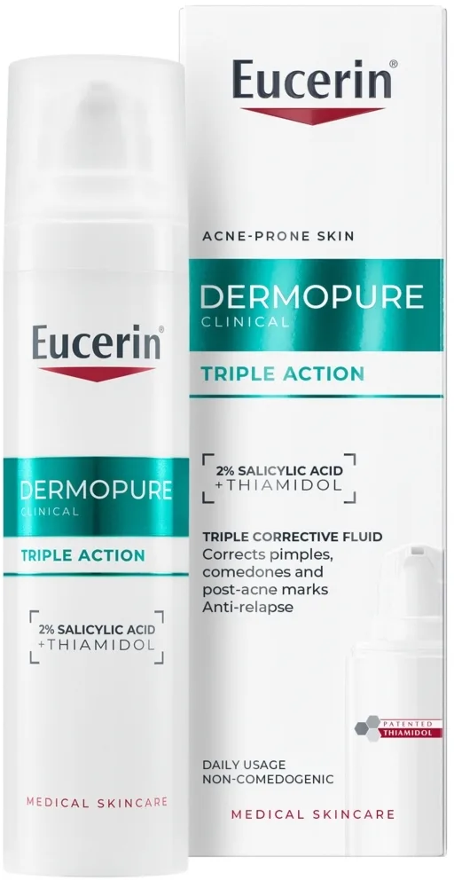 Сыворотка для лица Eucerin DermoPure Triple Effect тройного действия, против несовершенств, 40 мл