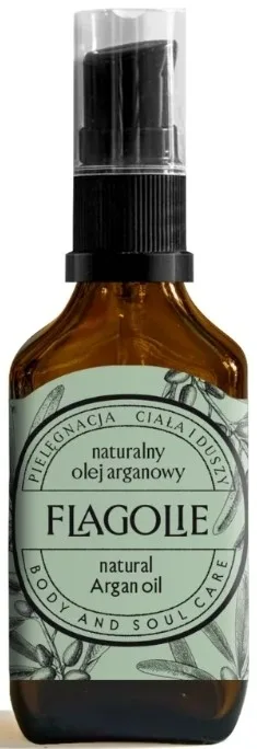 Масло для тела и волос Flagolie Natural Argan Oil аргановое органическое холодный отжим 50 мл