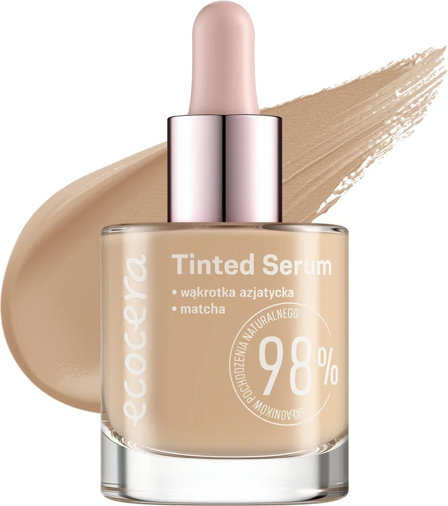 Тонирующая сыворотка Ecocera Tinted Serum натуральная, 30 мл, оттенок Rosy Light