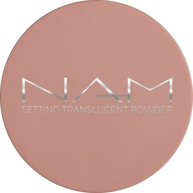 NAM Make Up Sypki puder do twarzy - Рассыпчатая фиксирующая пудра NAM Setting Translucent Powder полупрозрачная, 8 г