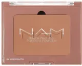 NAM Make Up Puder brązujący do twarzy - Бронзирующая пудра NAM Bronzing Face Pressed Powder компактная, 10 г, оттенок 03 - Chocolate Brown — фото 1