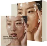 Коллагеновая гидрогелевая маска для лица с рисовым пептидом Nacific Rice Peptide Collagen Gel Facial Mask — фото 1