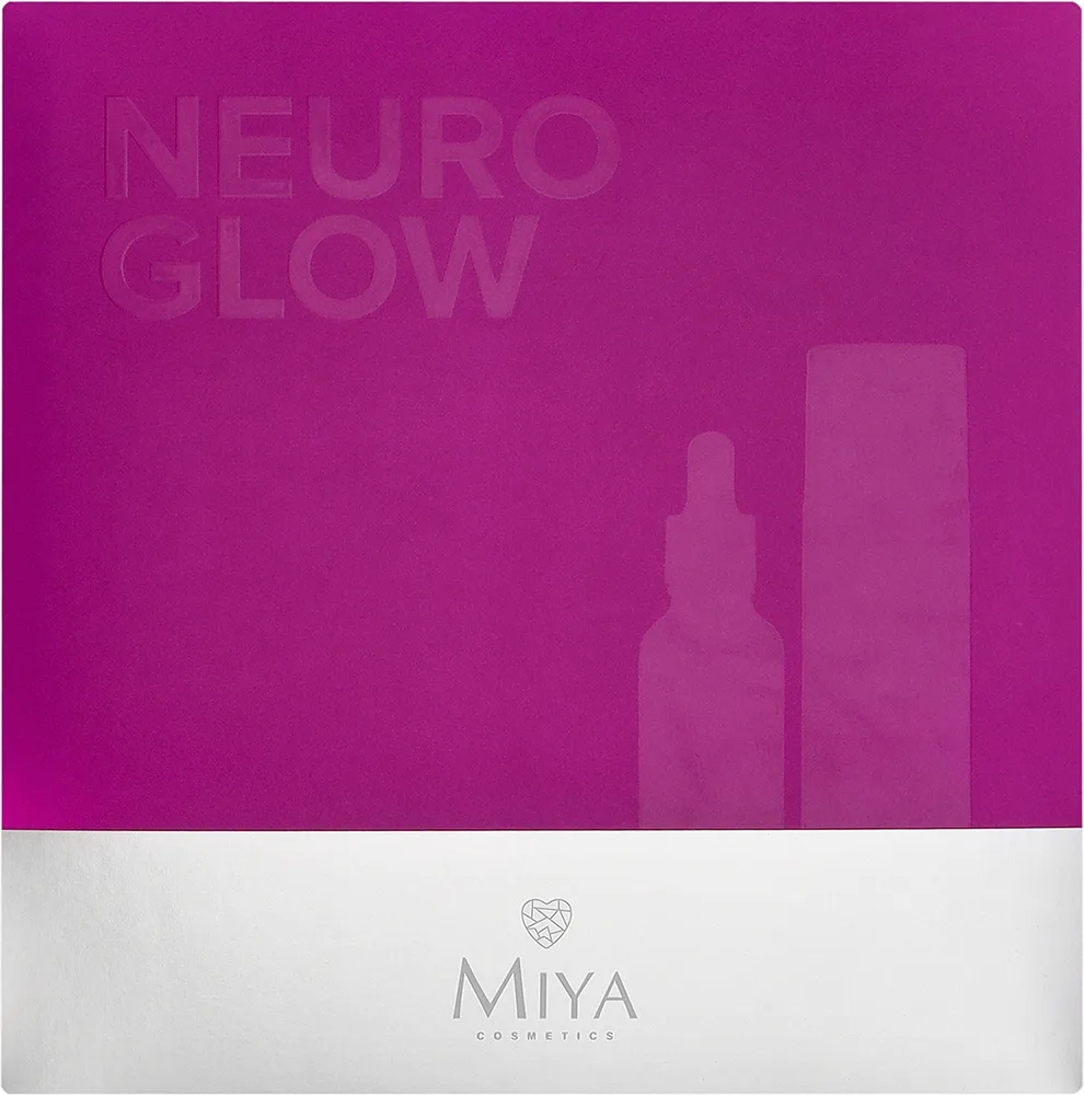 Набор для лица Miya Cosmetics Neuro Glow сыворотка с экзосомами и ночной крем для зрелой кожи 30+50 мл