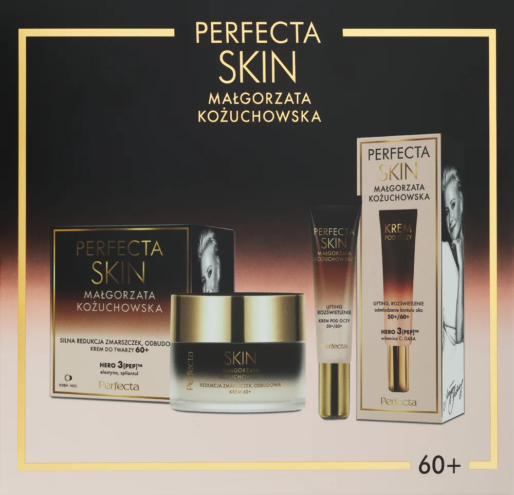 Набор для лица Perfecta Skin 60+ крем для лица с церамидами и крем для глаз для зрелой кожи 50+15 мл