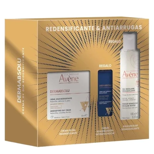 Набор Avene DermAbsolu дневной крем 50 мл ночной крем 10 мл и мицеллярная вода 100 мл для зрелой кожи