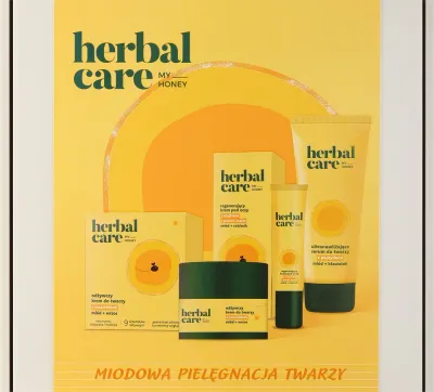 Набор для лица Farmona Herbal Care My Honey крем с церамидами сыворотка с пептидами и крем для глаз с медом 50+50+15 мл