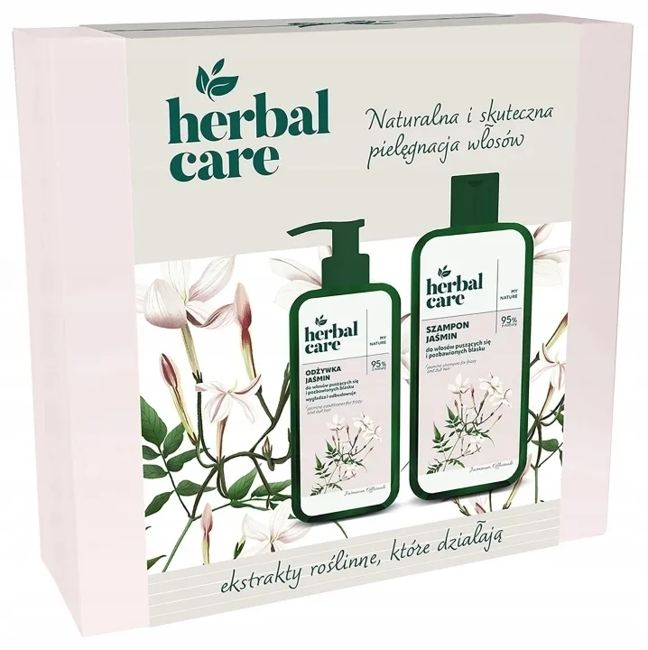Набор для волос Farmona Herbal Care Jasmine шампунь и кондиционер с жасмином для гладкости волос 330+200 мл