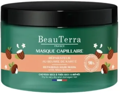 Маска для волос BeauTerra Repairing Hair Mask восстанавливающая, для сухих и повреждённых волос, 250 мл