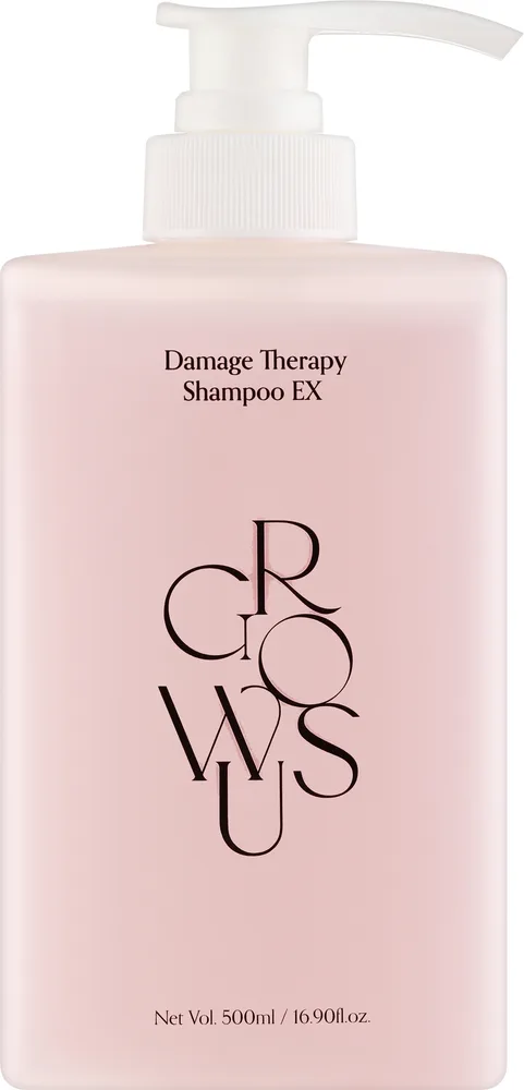 Шампунь Growus Damage Therapy для повреждённых волос с коллагеном и водорослями, 500 мл