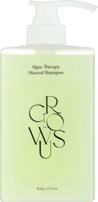 Шампунь Growus Algae Therapy минеральный с комплексом из 5 водорослей и биотином, 500 мл
