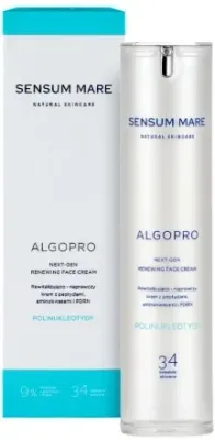 Крем для лица Sensum Mare Algopro с 9% комплексом пептидов 50 мл