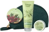 Набор Bottega Verde Olivo Sublime гель для ванны и душа с оливковым маслом 200 мл крем для рук 50 мл и косметичка — фото 1