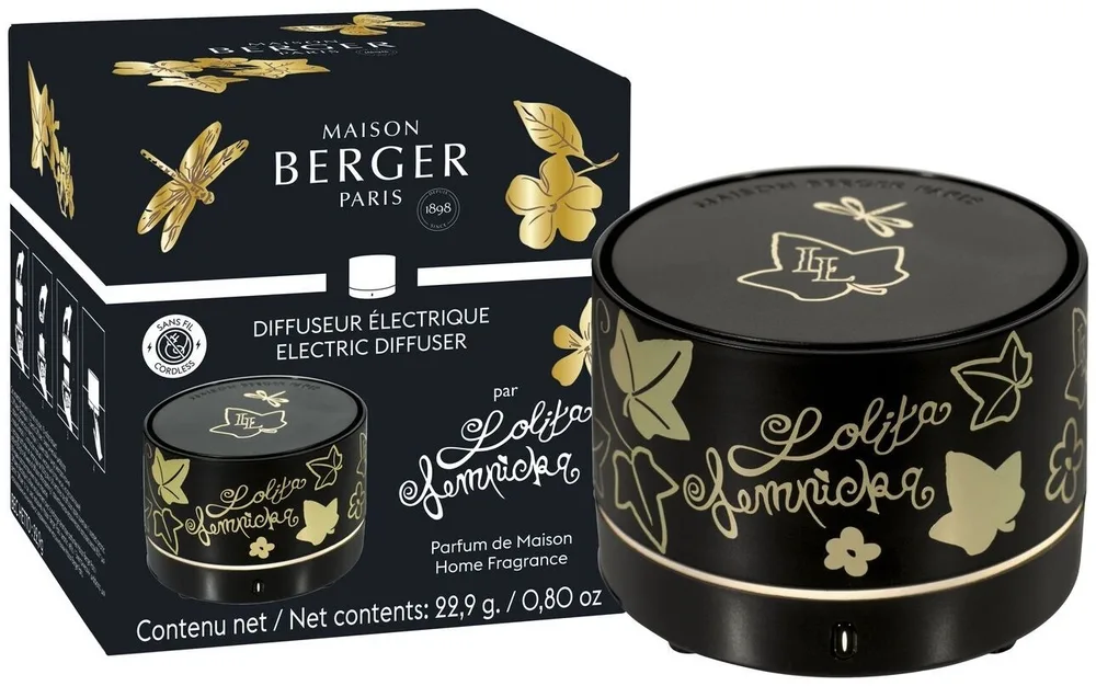 Электрический аромадиффузор для дома Maison Berger Lolita Lempicka чёрный