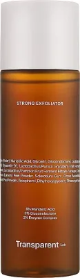 Отшелушивающий тоник для лица Transparent Lab Strong Exfoliator с миндальной кислотой и глюконолактоном, 130 мл