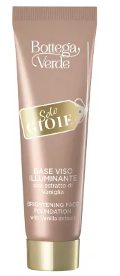 Компактная тональная основа Bottega Verde Solo Gioie Brightening Face Foundation сияющая, 25 мл