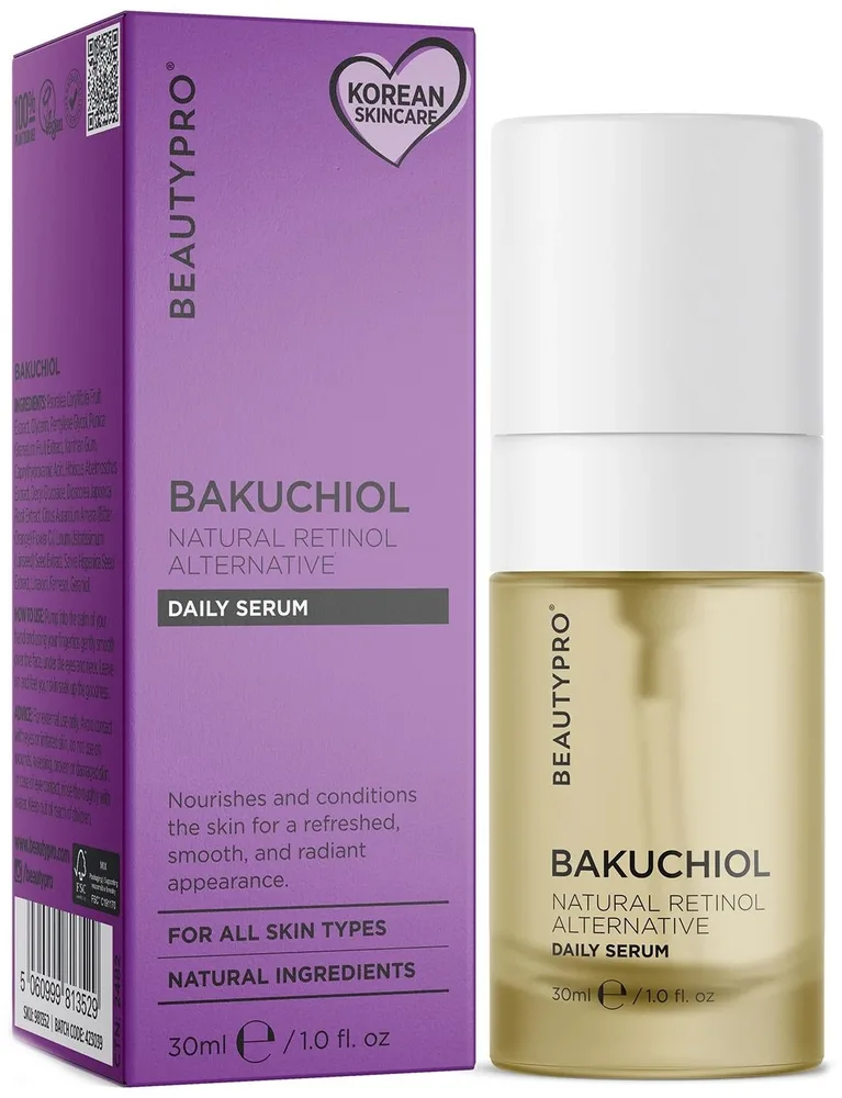Сыворотка для лица BeautyPro Bakuchiol Daily ежедневная, с бакучиолом, 30 мл