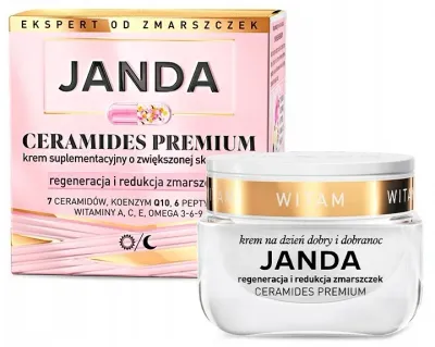 Крем для лица Janda Ceramides Premium восстанавливающий против морщин 50 мл