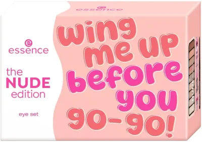 Набор для макияжа глаз Essence The Nude Edition палетка нюдовых теней карандаш и удлиняющая тушь 10 г
