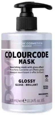 Маска для волос DCM Diapason Colourcode Mask Glossy для защиты цвета, для блеска, 300 мл