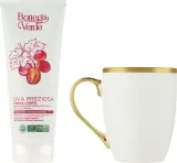 Набор для тела Bottega Verde Uva Preziosa крем с экстрактом красного винограда маслом ши и кружка 200 мл — фото 2
