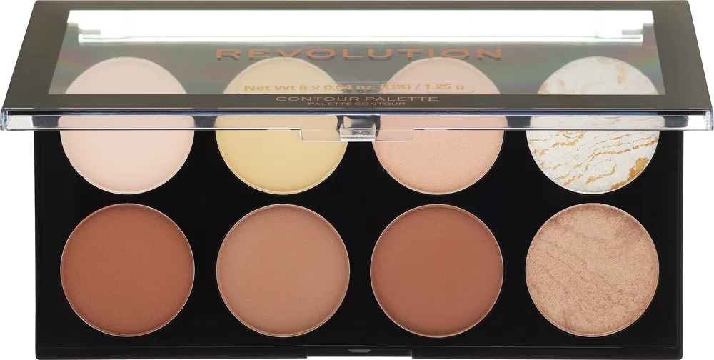 Палетка для контуринга лица Makeup Revolution Ultra Contour Palette 8 оттенков