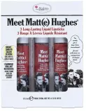 Набор жидких матовых помад theBalm Meet Matt(e) Hughes оттенки Committed Charming и Sincere 3 шт по 7.4 мл — фото 1