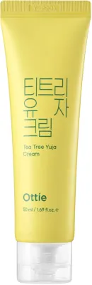 Крем для лица Ottie Tea Tree Yuja успокаивающий с чайным деревом 50 мл