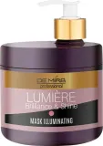 Восстанавливающая маска для блеска волос DeMira Professional, протеины гороха, пшеницы и сои, экстракт риса и киноа, 500 мл — фото 1