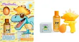 Детский набор для ванны Martinelia Dino гель для душа соль бомбочка и водный пистолет-динозавр 150+50+70 — фото 1